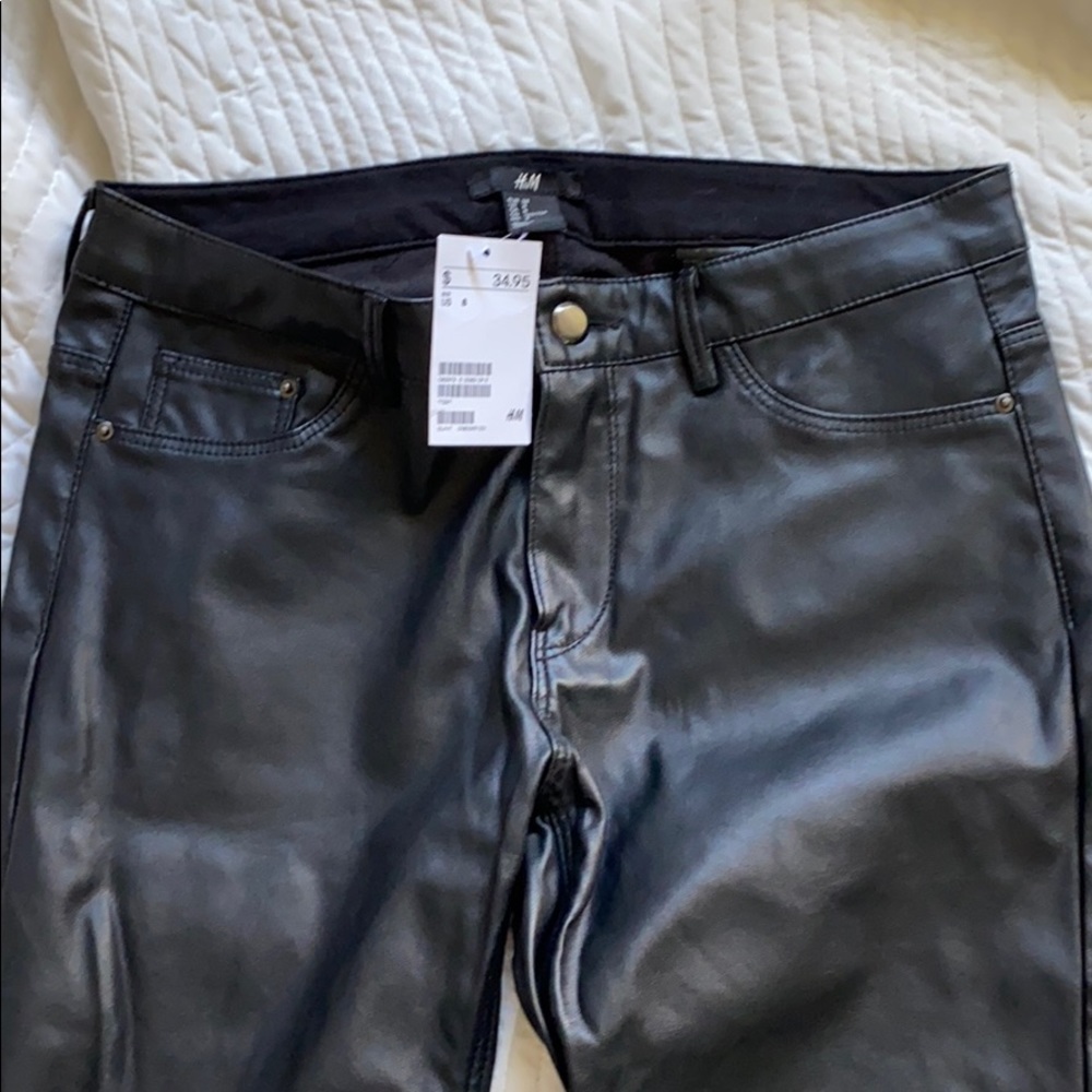 H&M leather pants
